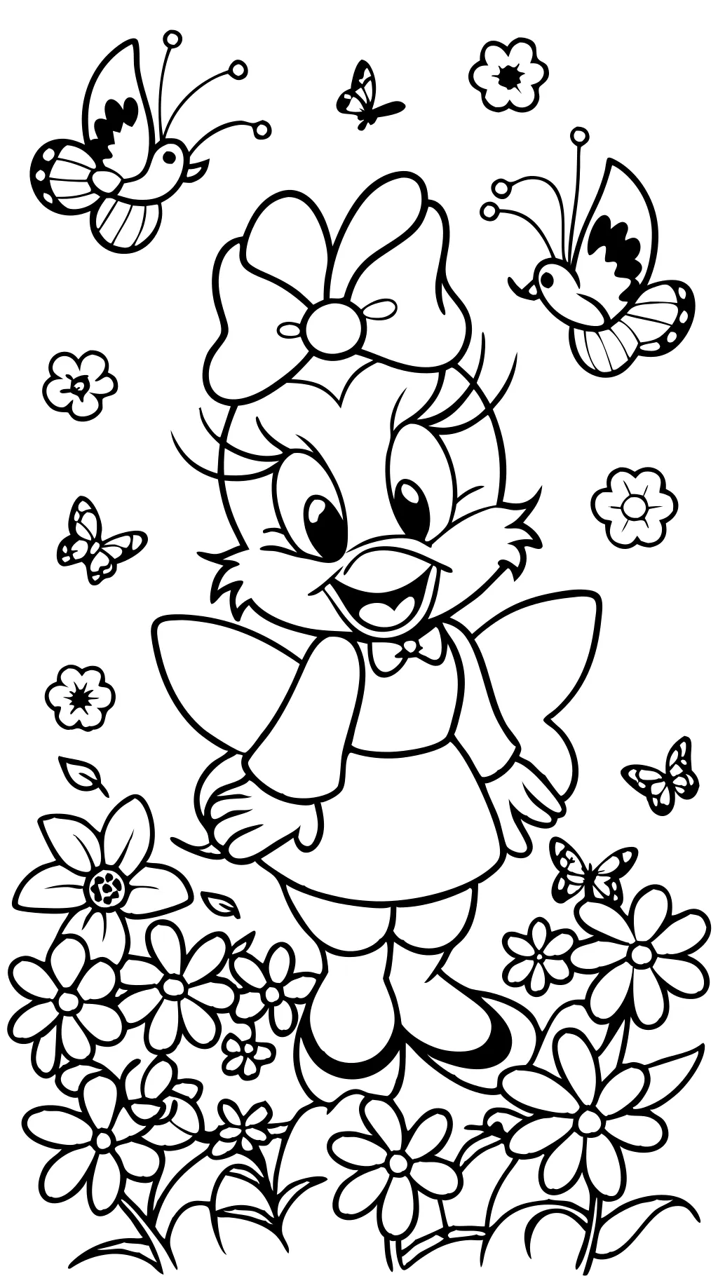 Páginas para colorear de Daisy Duck